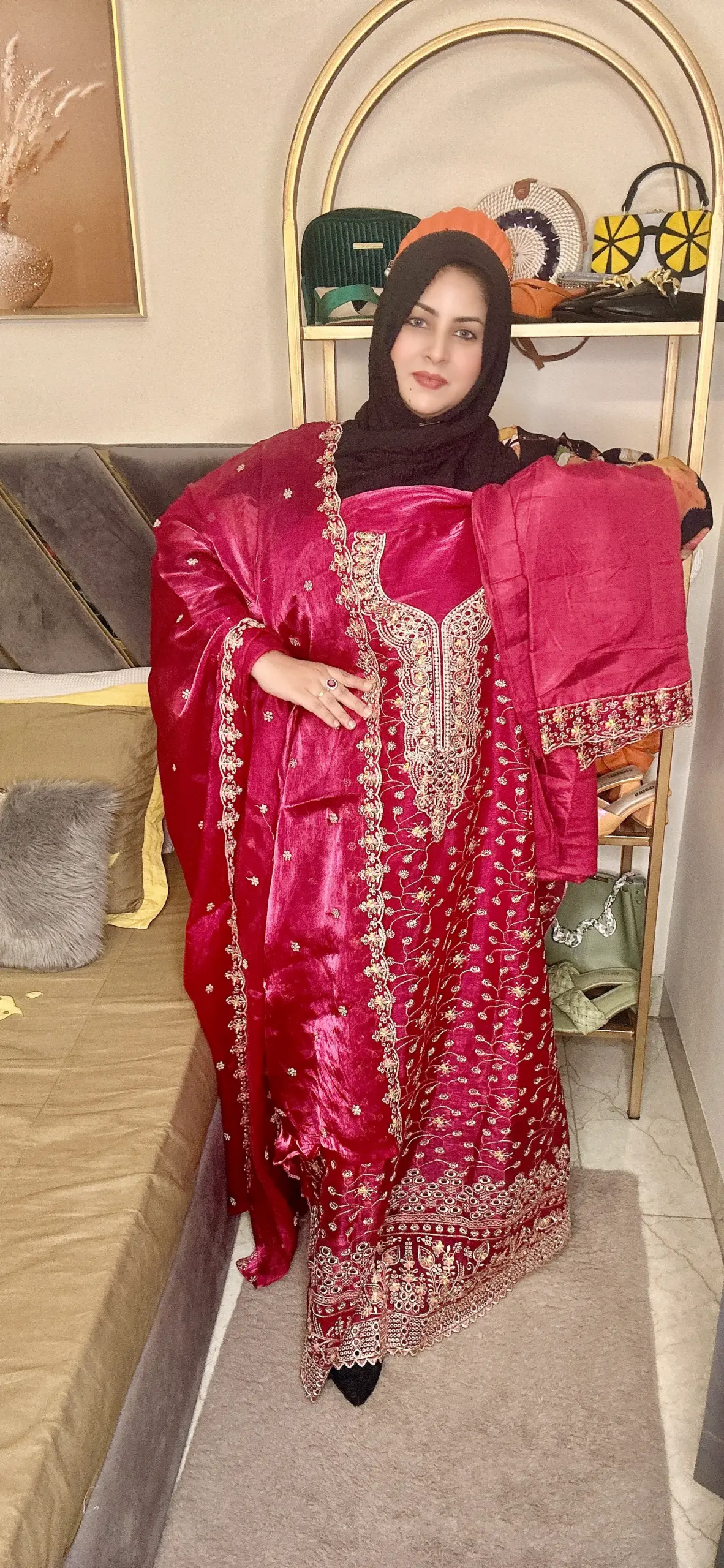 Pakistani Zamzam Lawn Three Piece - Image 14