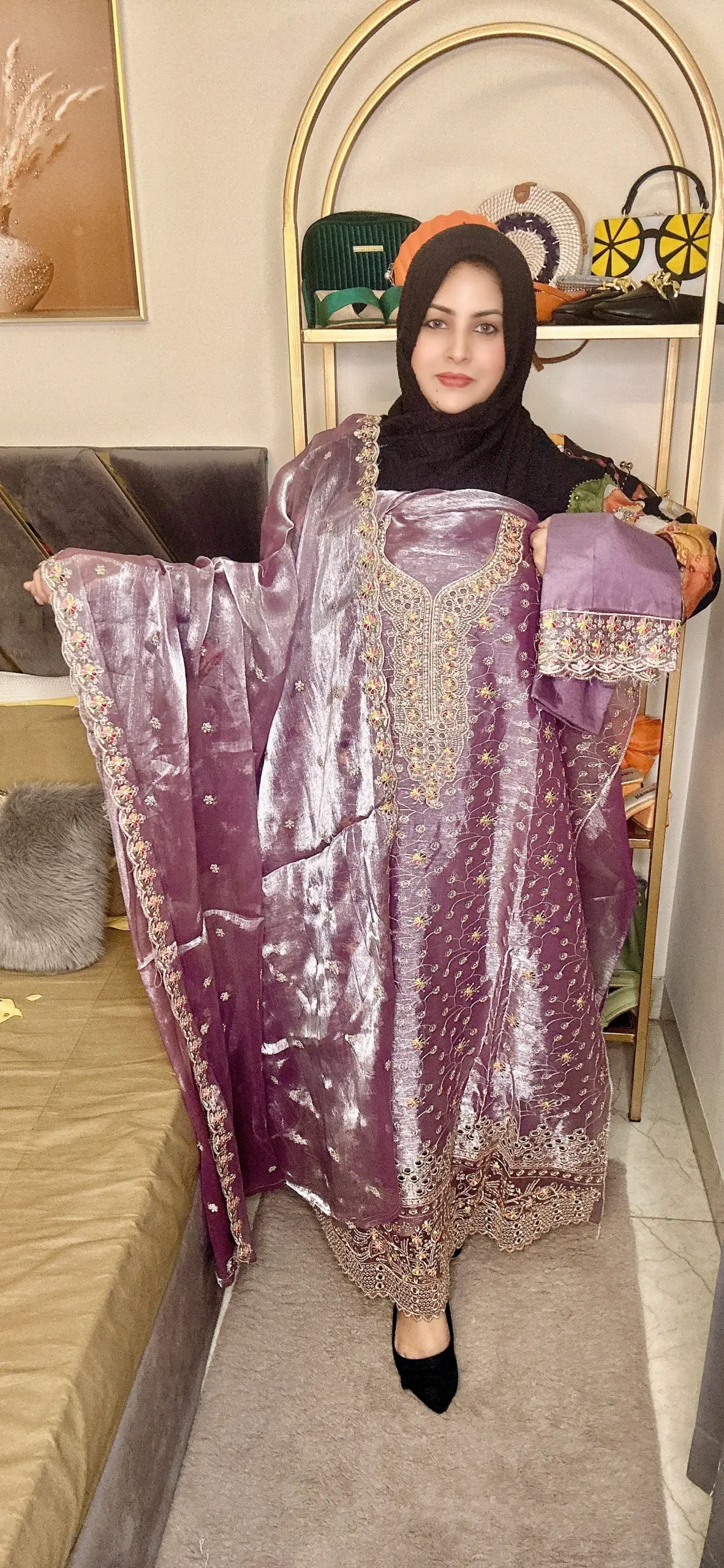 Pakistani Zamzam Lawn Three Piece - Image 5